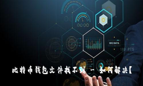 比特币钱包文件找不到 - 如何解决?